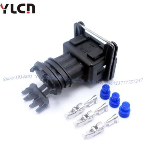 Wholesale 1 Set 3Pin/Way Waterproof Sealed Male 282191-1 Timer Connector Splash socket