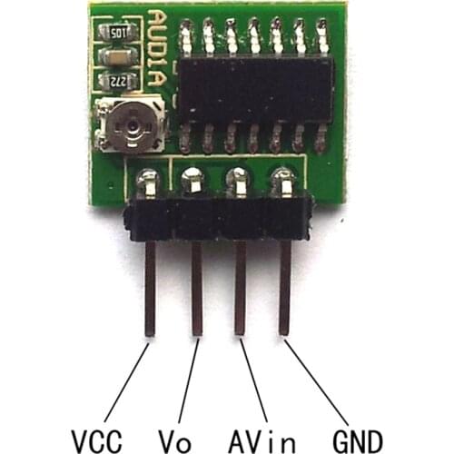 Dc 3V-12V Audio/ Video Signal Monitor AV Detection Test Tester Delay Circuit Module Delay time 0.2S-60s adjustable