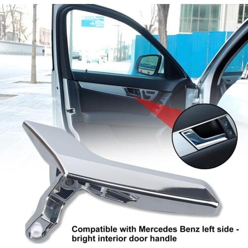 ABS Practical Glossy Left Side Interior Door Handle 2047201763 2047201171 Sturdy Door Handle Kit Fine Workmanship