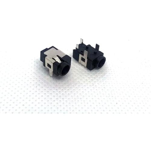 100 pcs DC-031 3.5*1.3 mm DC Power Socket Horizontal 4pin DIP Panel Mounted Connector Power Supply Female Base 30V/0.3A