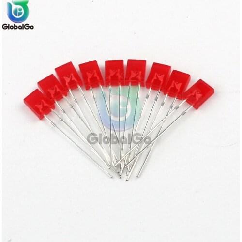 20pcs/Lot 2X5X7MM LED red light emitting diode