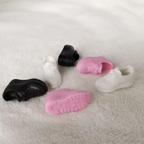 3Colors High Quality Shoes For Blythe Doll 1/6 Fashion Sneaker Shoes For Licca Doll Mini Shoes For Momoko 1/6 BJD Doll Accessory