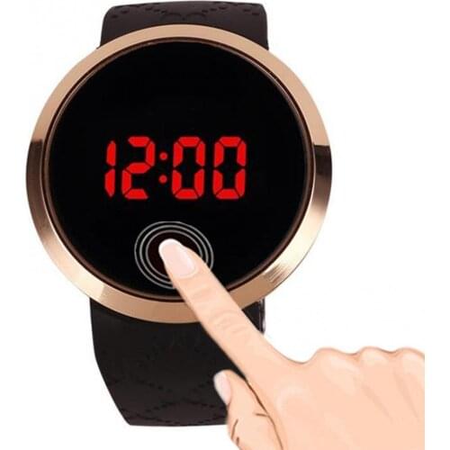 40%HOT Unisex Simple Casual LED Electronic Touch Screen Digital Wristwatch Sport Watch