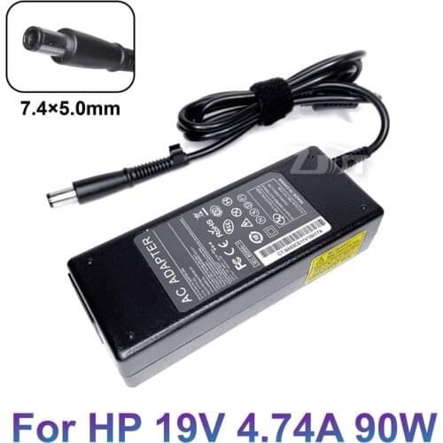 19V 4.74A 7.4*5.0mm 90W AC Notebook Adapter Laptop Power Charger For HP Pavilion DV5 DV6 6535s 6570b 6910p ProBook 430 G1 G2