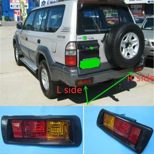 Auto replacement parts body rear bumper reflector lamp for Toyota Land Cruiser 90 RZJ95 RZJ90 VZJ95 KZJ95 1996 to 2008
