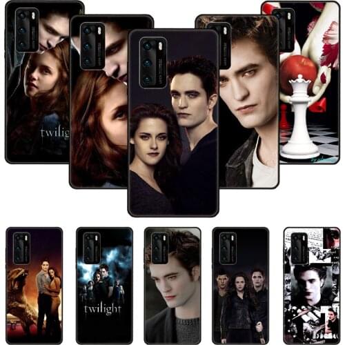 Phone Case For Huawei P20 P30 P40 P Smart Z + P10 Mate 30 10 20 Lite Pro Black Cover Back Trend Coque Movie Twilight Isabella