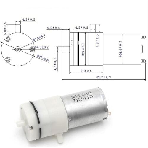 DC 6V-12V Electric Micro Vacuum Pump Electric Pumps Mini Air Pump Pumping Booster For Medical Treatment Instrument