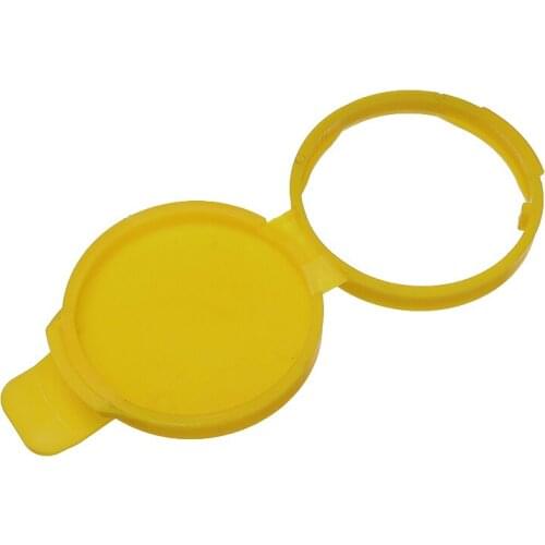 1pcs Yellow Car Windshield Washer Bottle Reservoir Tank Nozzle Cap Lid Cover Fit for Saab 9-3 9-5 1998-2012
