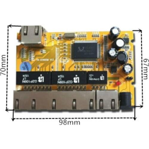 OEM/ODM best seller 5 Port 10/100/1000Mbps ethernet module 6 port gigabit ethernet switch board