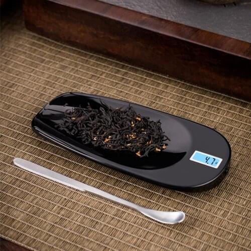 Small and portable electronic scale for accurate weighing of tea, convenient and easy to use