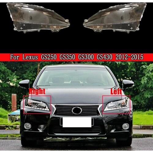 Car Headlight Lens For Lexus GS250 GS350 GS300 GS430 2012 2013 2014 2015 Car Headlamp Cover Replacement Auto Shell