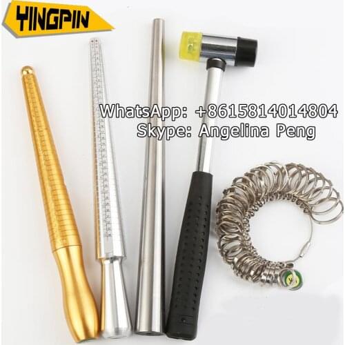 Mandrel Stick Finger Gauge Ring Sizer Measuring Jewelry Tool Set Ring Size Fashion Jewellery Tools