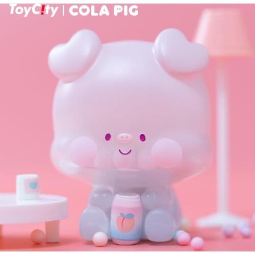 Original TOYCITY Toy City Coke Pig Blind Box Toy Doll Determined Style Cute Anime Character Girl Gift Free Shipping