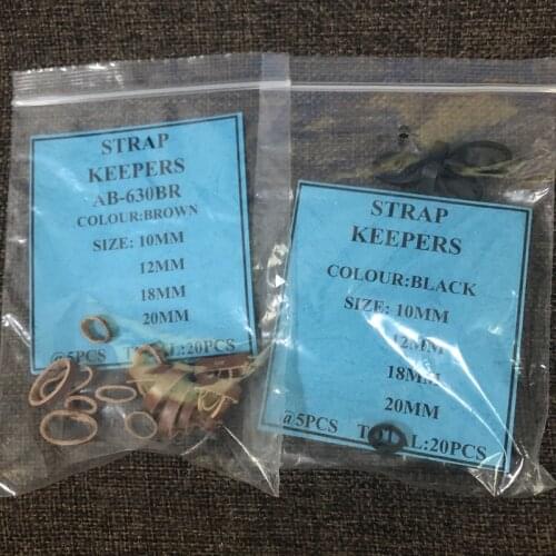 Watch accessories watch belt ring belt buckle commonly used size 10 12 18 20 black brown bag price