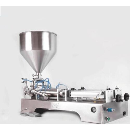 Semi Automatic Quantitative Filling Machine Double Nozzle Liquid Filling Machine Honey Yogurt Paste Filling Machine