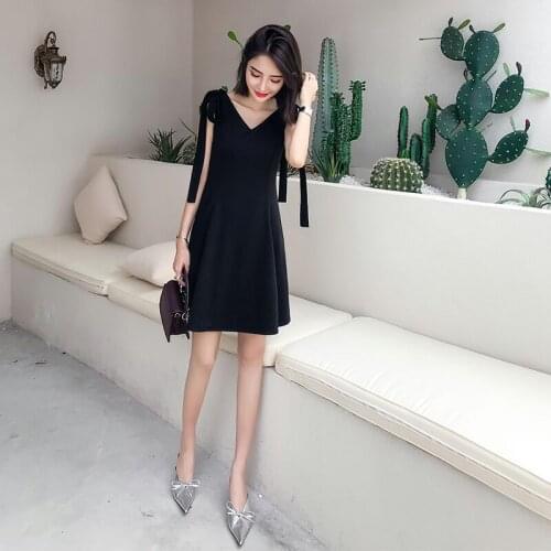 Summer New High waist Sleeveless Women V Neck dress Women Sexy Temperament mini dress Fashion Vacation Dresses