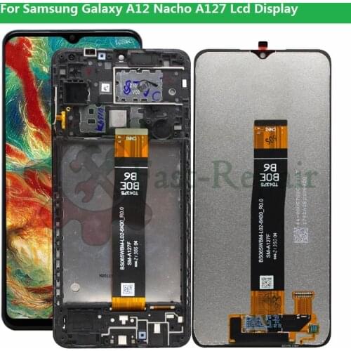 6.5'' Display For Samsung Galaxy A12 lcd A125 A125F SM-A125F/DS A125M LCD Display Touch Screen Digitizer Assembly Replacement