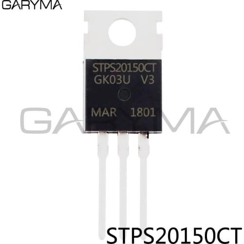 10pcs STPS20150CT High Voltage Power Schottky Rectifier TO-220