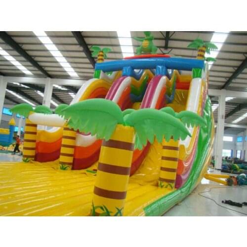2019 kids inflatable double lane slide Inflatable slides, bouncy castles, inflatable childrens toys, customized