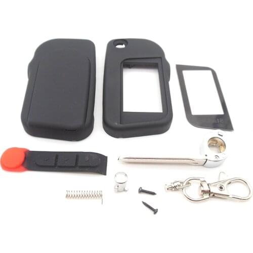 A93 Uncut case with glass for Starline A93 A63 A39 uncut blade fob case cover A93 folding car flip remote