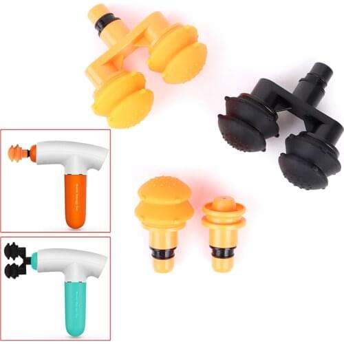 Massage Accessories Universal Fascia Gun Massage Head Massager Gun Replacement Head Silicone Massage Head Set Body Relaxation