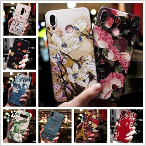 For Xiaomi Redmi Note 8T Case 3D Flower Emboss Silicone Phone Cases For Xiaomi Redmi Note 8 Pro Cover Redmi Note 9S 8 Soft