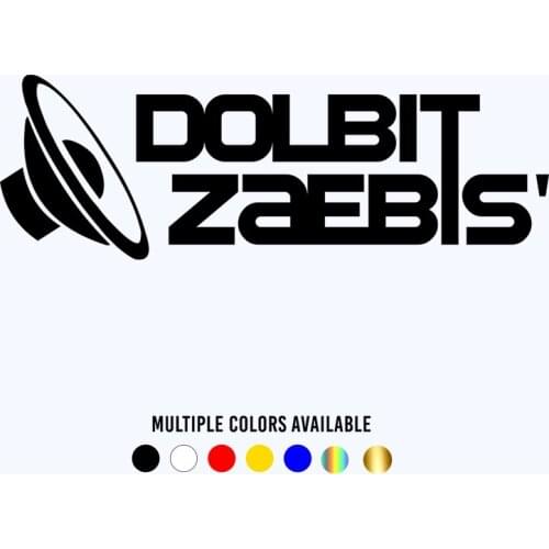 CK2969#30*10cm Dolbit good reflective funny car sticker vinyl decal silver/black car auto stickers for car bumper/rear window