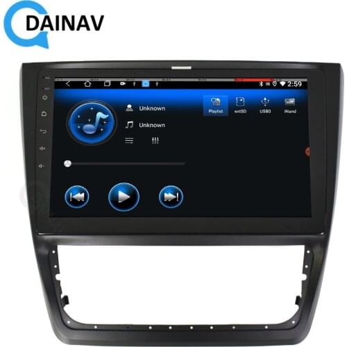 Double Din Android GPS navigation 10.0 Car radio FOR-Skoda Yeti 2015+ car stereo autoradio tesla style head unit