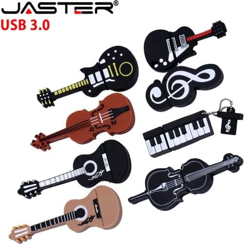 JASTER USB 3.0 Music note pen drive musical instrument usb flash drive pendrive 4GB 8GB 16GB 32GB cartoon memory stick U disk