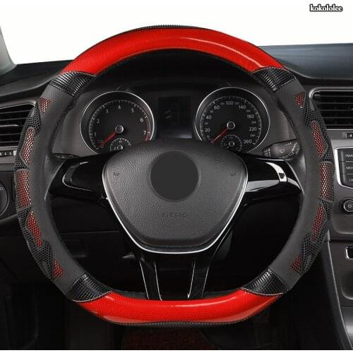 Kokololee Microfiber Leather Car Steering Wheel Cover For Ford Focus 2 3 MK2 Fiesta Fusion Mondeo MK4 Kuga Ranger F150