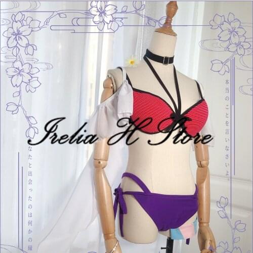 Custom made/size Azur Lane Ashigara Cosplay Costume Ashigara summer swimsuit swimwear sexy lingeries