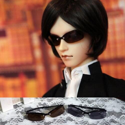 M1029 children handmade toy 1/6 1/3 1/4 uncle Doll clothes BJD/SD doll props Accessories Sunglasses black and gray 1pcs