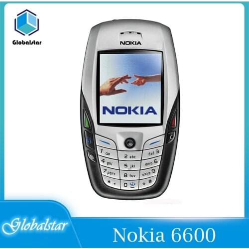 Nokia 6600 refurbished Original NOKIA 6600 Mobile Phone Bluetooth Camera Unlocked GSM Triband White & one year warranty