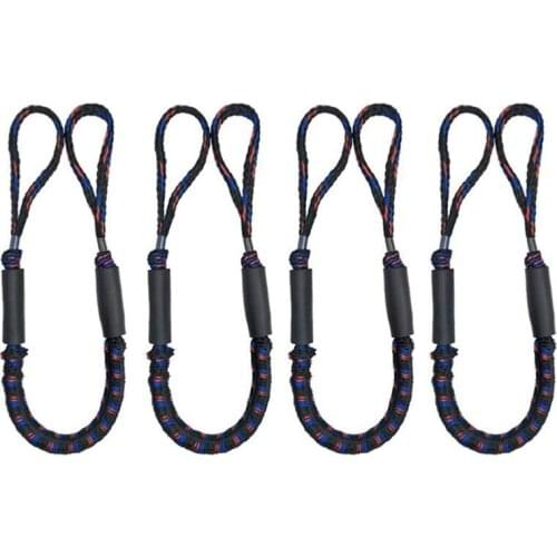 NEW-4 Pcs Boating Ropes Boat Mooring Rope Bungee Cords for Drifting Jet Ski Surfboard Kayak Pontoon g Boats Accessories
