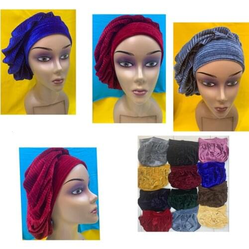 New Muslim Headdress Turban Cap For Women Velvet Inner Hijabs Bonnet Arab Wrap Head Hijab Headwear Caps Islamic 12pcs/pack