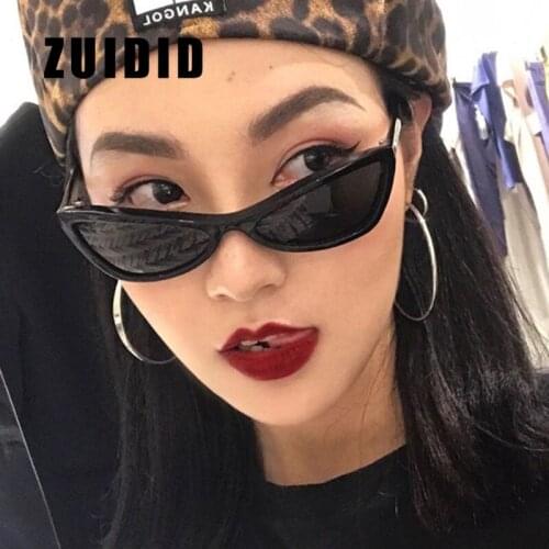 Vintage Cats Eye Goggle Sunglasses Ladies Fashion Women Triangle Cateye Small Sun Glasses Riding Driving Eyewear UV400 Female
