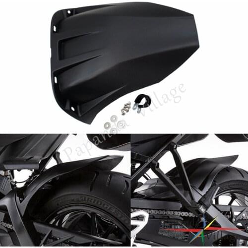 Papanda Motorcycle ABS Plastic Black Rear Mudguard Fender Extender Extension for BMW S1000XR 2015-2017