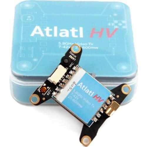 Holybro Atlatl HV 5.8G 40CH 15mW/25mW/100mW/200mW/400mW/600mW Transmitter witchable AV VTX FPV Transmitter For RC Model Drone