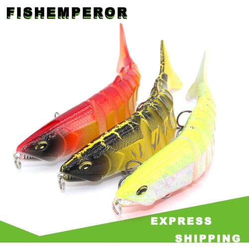12cm 20g Wobblers Pike Fishing Lures Artificial Multi Jointed Sections Artificial Hard Bait Trolling Trout Fishing Tools