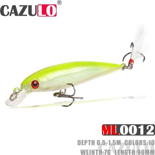 Fishing Lure Accesorios Minnow Weights 7g 9cm Isca Artificial Floating De Pesca Wobblers Articulos Tackle Pike Fish Goods Leurre