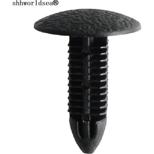 Shhworldsea auto plastic fastener Inner Fender Shield & Bumper Fascia Retainer for GM; Isuzu; Toyota; Honda