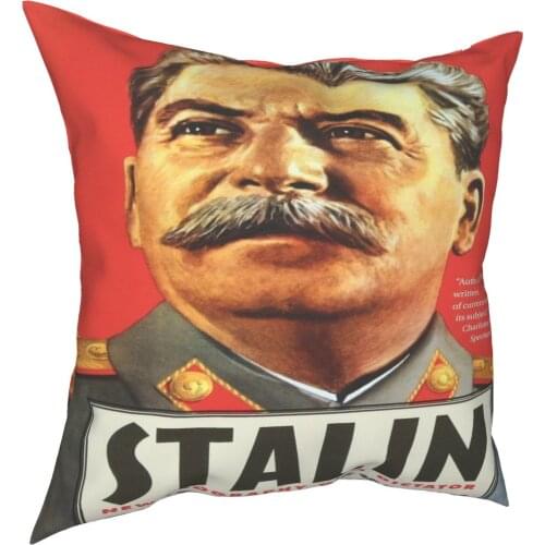 Stalin Pillow With Anime Pillow Cases Bed 50X70 Silk Screen Printing Pillow Case Satin Satin Pillow Cover Pillowcase
