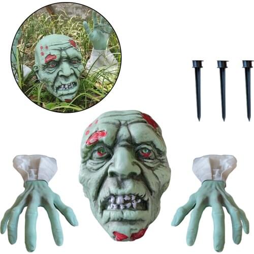 Scary Garden Zombie Decoration Ornament Fearful Appearance Yard Halloween