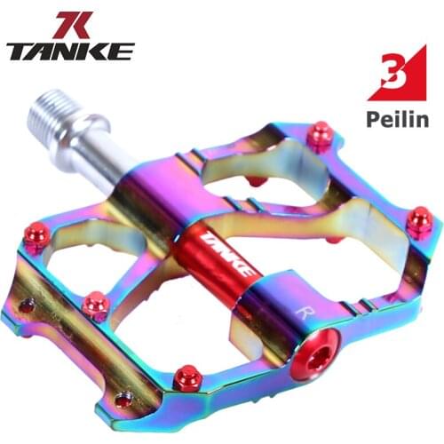 TANKE TP-30 MTB bicycle pedal palin aluminum alloy mountain bike pedals Sealed bearing lubrication road vehicle High-Strength li