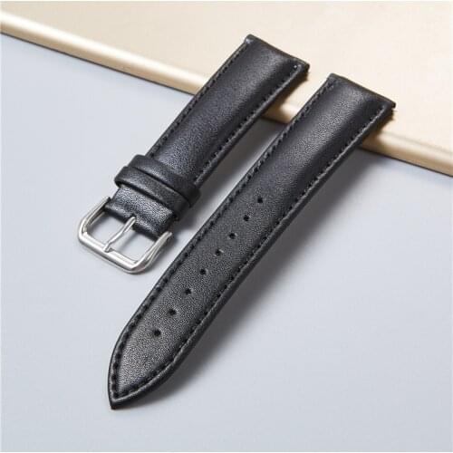 Calfskin Leather Watchbands Replace Men Women Straps Watch Accessories 18mm 20mm 22mm 24mm Soft Watchband Watch Bracelet