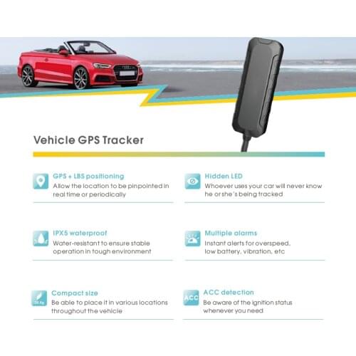 Factory Manufacture Tracking Device GV25 Vibration Displacement alarm GPS LBS positioning ACC Detection Geo-fence gps tracker
