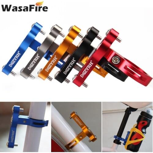 Bicycle Water Bottle Cage Mount Adjustable Bike Bottle Holder Adapter Outdoor Cycling Bottle Clamp for MTB Handlebar Seat Post