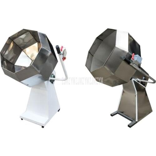 Octagonal Snack Seasoning Machine Flavouring Coating For Puffed Food French Fries Potato Chips Spice Coating Machine 220V/380V
