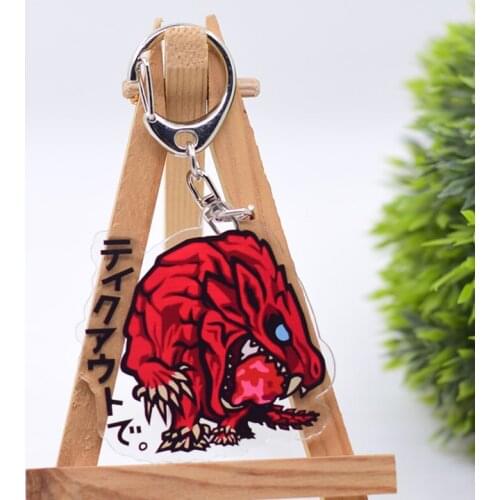 WL0864 Chibi Keychain Acrylic Cartoon Keyring Accessories