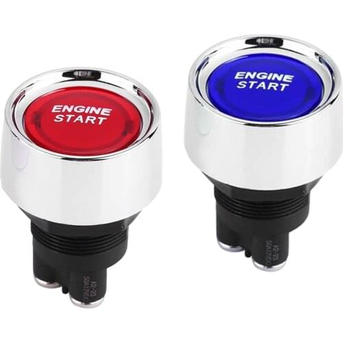 12V/24V 50A Car Keyless Start Button Engine Start Push Button Ignition Starter Car Engine Start Button Auto Accessories